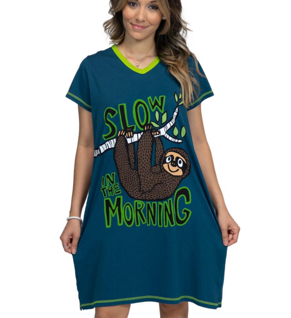 Lazy One Sleep Nightshirt | Slow in the Morning Sloth Lazy One Sleep Nightshirt | Slow in the Morning Sloth