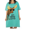 Lazy One Women's Nightshirt | Don't Moose With Me Lazy One Women's Nightshirt | Don't Moose With Me