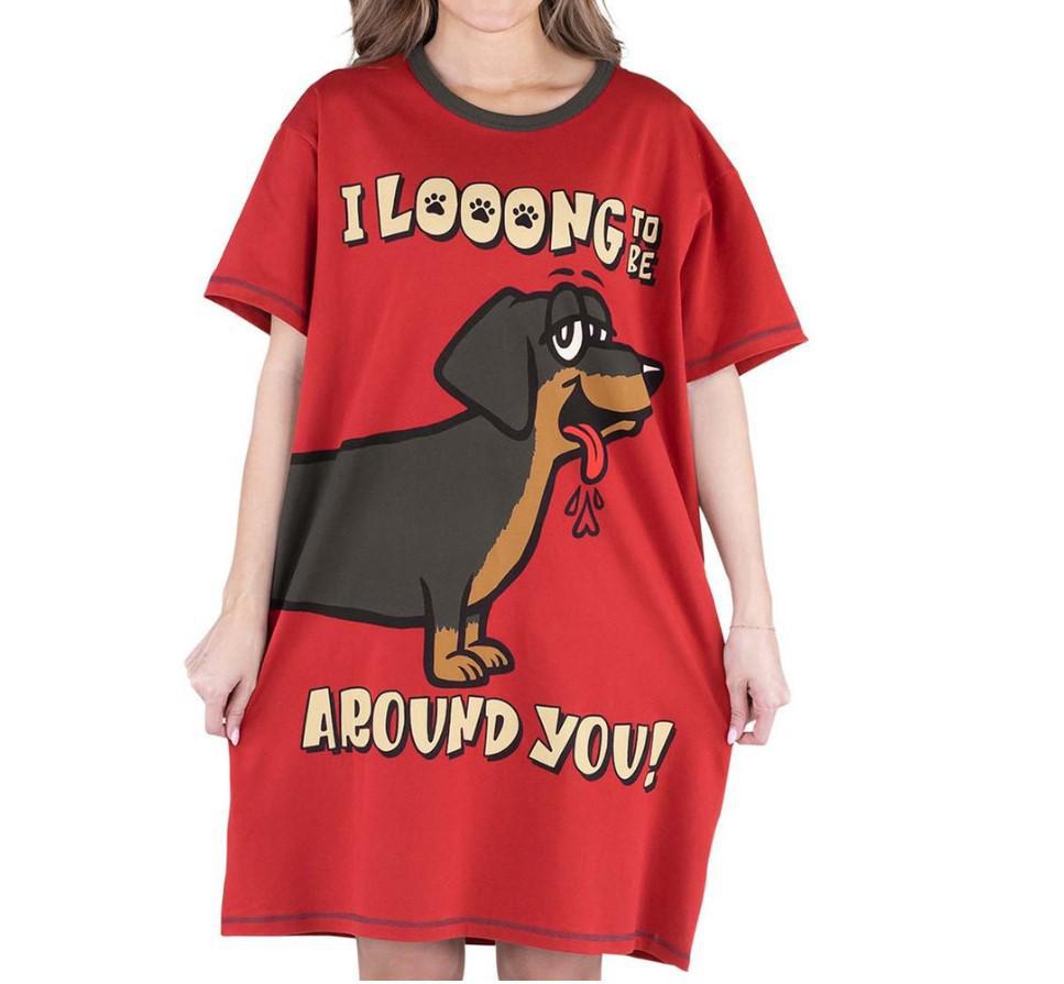 Lazy One Women's Nightshirt | Long To  Be Around You Lazy One Women's Nightshirt | Long To  Be Around You