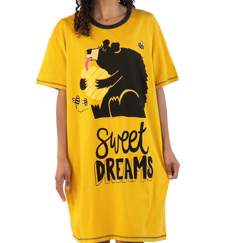 Lazy One Women's Nightshirt | Sweet Dreams Bear Lazy One Women's Nightshirt | Sweet Dreams Bear