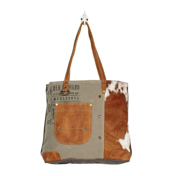 Leather Pocket Tote Bag Leather Pocket Tote Bag