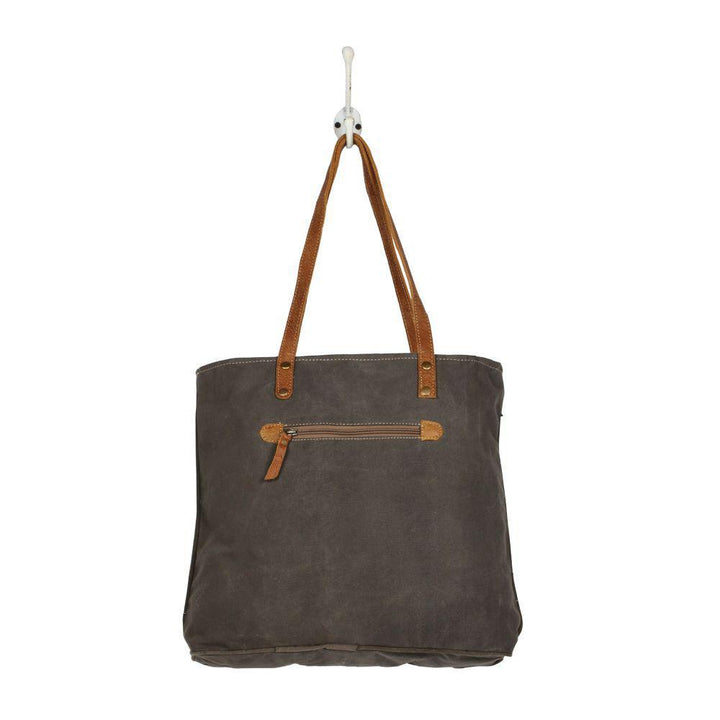 Leather Pocket Tote Bag Leather Pocket Tote Bag