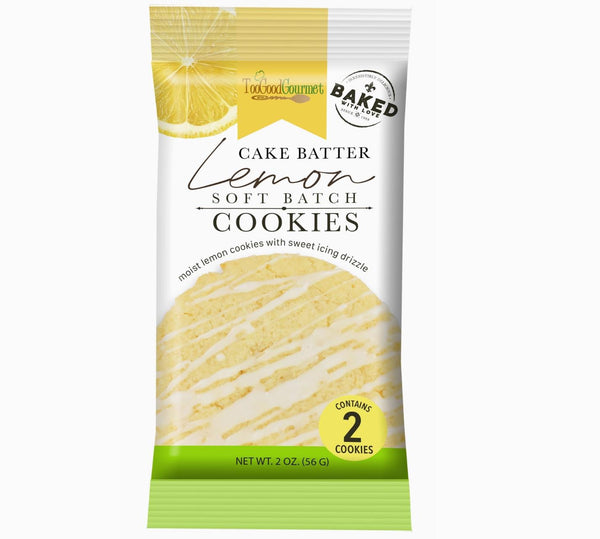 Too Good Gourmet Batter Cookies Lemon Snack Pack (2 single cookies)