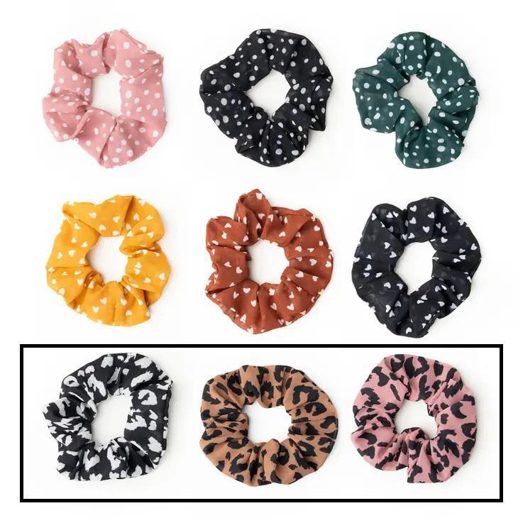 Buns Out Scrunchies 3 Pack Leopard