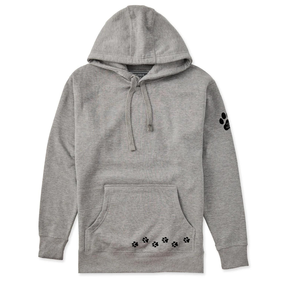 Life is Good Adult Unisex Walking Paws Every Wear Hoodie Sweatshirt Life is Good Adult Unisex Walking Paws Every Wear Hoodie Sweatshirt