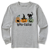 Life is Good Kid's Crusher Long sleeve T-Shirt | Pumpkins Boo Crew