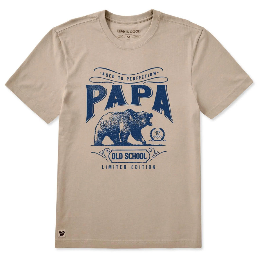 Life is Good Men's Aged to Perfection Papa Short Sleeve Crusher Tee Life is Good Men's Aged to Perfection Papa Short Sleeve Crusher Tee