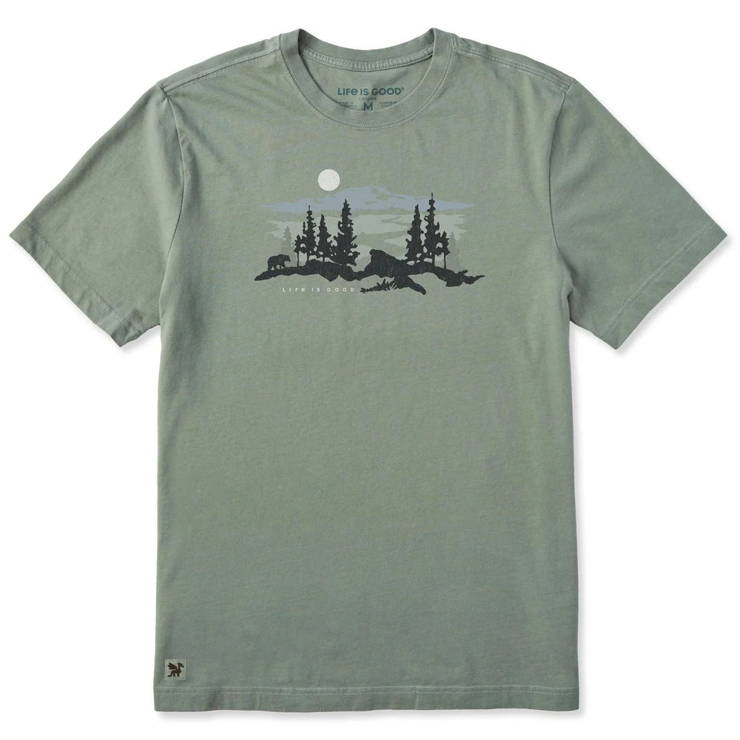 Life is Good Men's Bear in the Outdoors Short Sleeve Tee Life is Good Men's Bear in the Outdoors Short Sleeve Tee