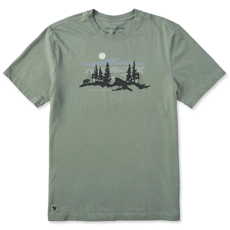 Life is Good Men's Bear in the Outdoors Short Sleeve Tee Life is Good Men's Bear in the Outdoors Short Sleeve Tee