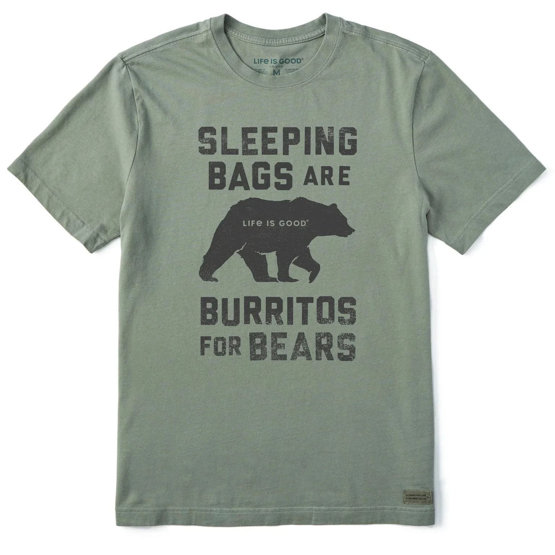 Life is Good Men's Burritos for Bears Short Sleeve Crusher-LITE Tee Life is Good Men's Burritos for Bears Short Sleeve Crusher-LITE Tee