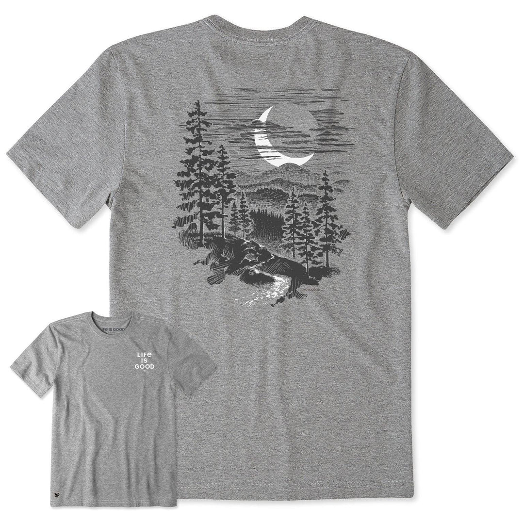 Life is Good Men's Crescent Mountain Short Sleeve Crusher Tee Life is Good Men's Crescent Mountain Short Sleeve Crusher Tee