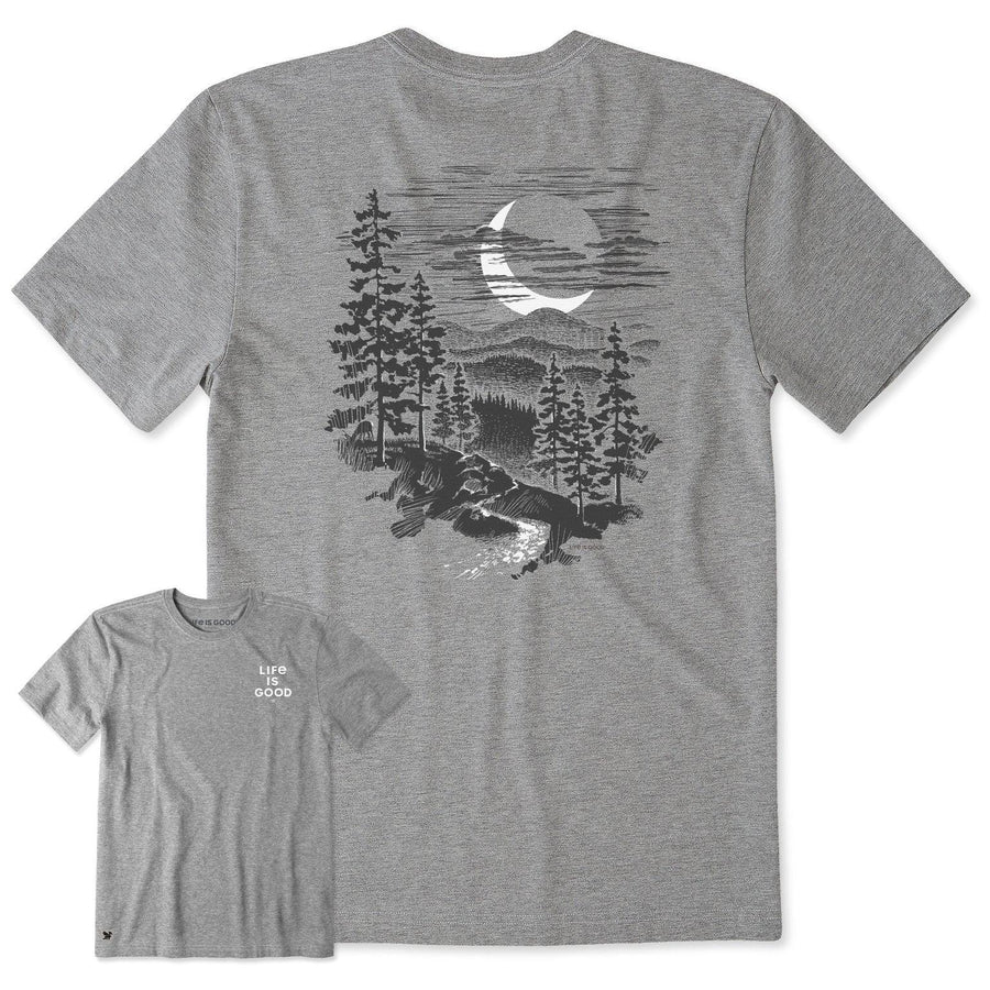 Life is Good Men's Crescent Mountain Short Sleeve Crusher Tee Life is Good Men's Crescent Mountain Short Sleeve Crusher Tee