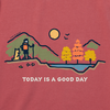 Life is Good Men's Crusher T-Shirt | Good Day Fall