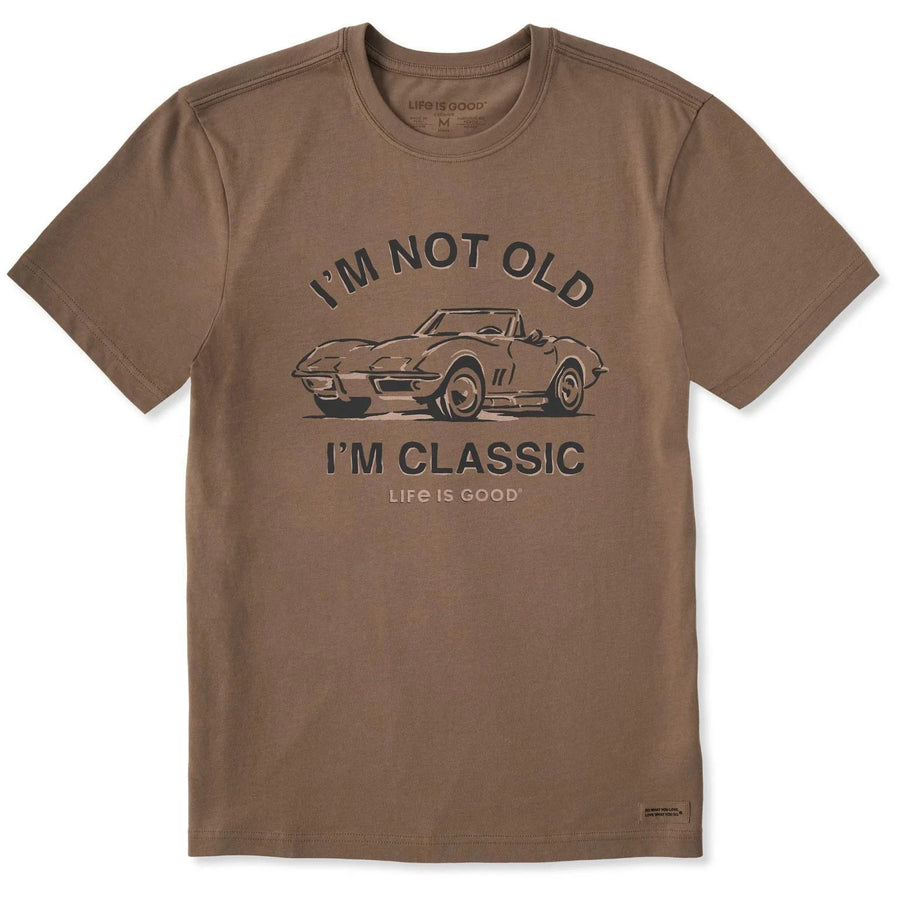 Life is Good Men's I'm Classic Sports Car Short Sleeve Crusher-LITE Tee Life is Good Men's I'm Classic Sports Car Short Sleeve Crusher-LITE Tee