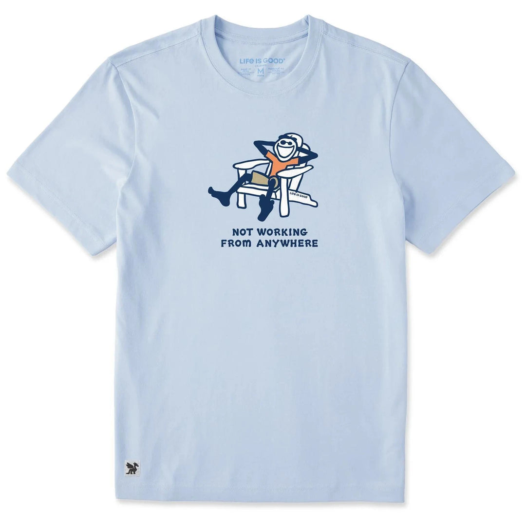 Life is Good Men's Jake Not Working Short Sleeve Tee Life is Good Men's Jake Not Working Short Sleeve Tee
