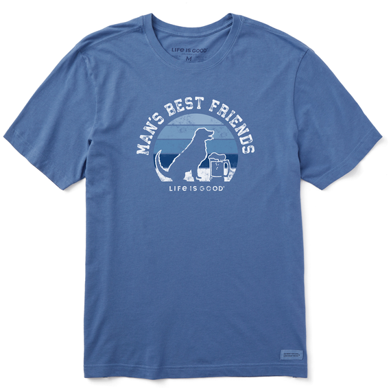 Life is Good Men's Man's Best Friends Crusher Tee Life is Good Men's Man's Best Friends Crusher Tee