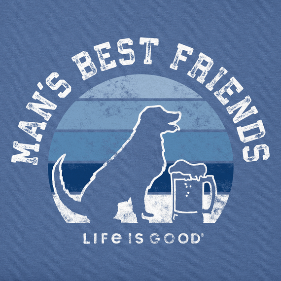 Life is Good Men's Man's Best Friends Crusher Tee Life is Good Men's Man's Best Friends Crusher Tee