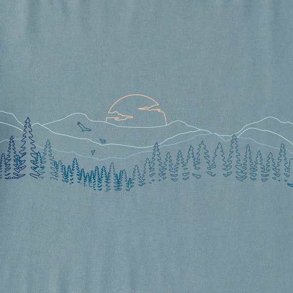 Life is Good Men's Mountain Tree Landscape Crusher Tee Life is Good Men's Mountain Tree Landscape Crusher Tee