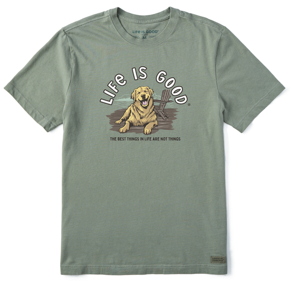 Life is Good Men's Short Sleeve Tee Best Things Golden Dock Life is Good Men's Short Sleeve Tee Best Things Golden Dock