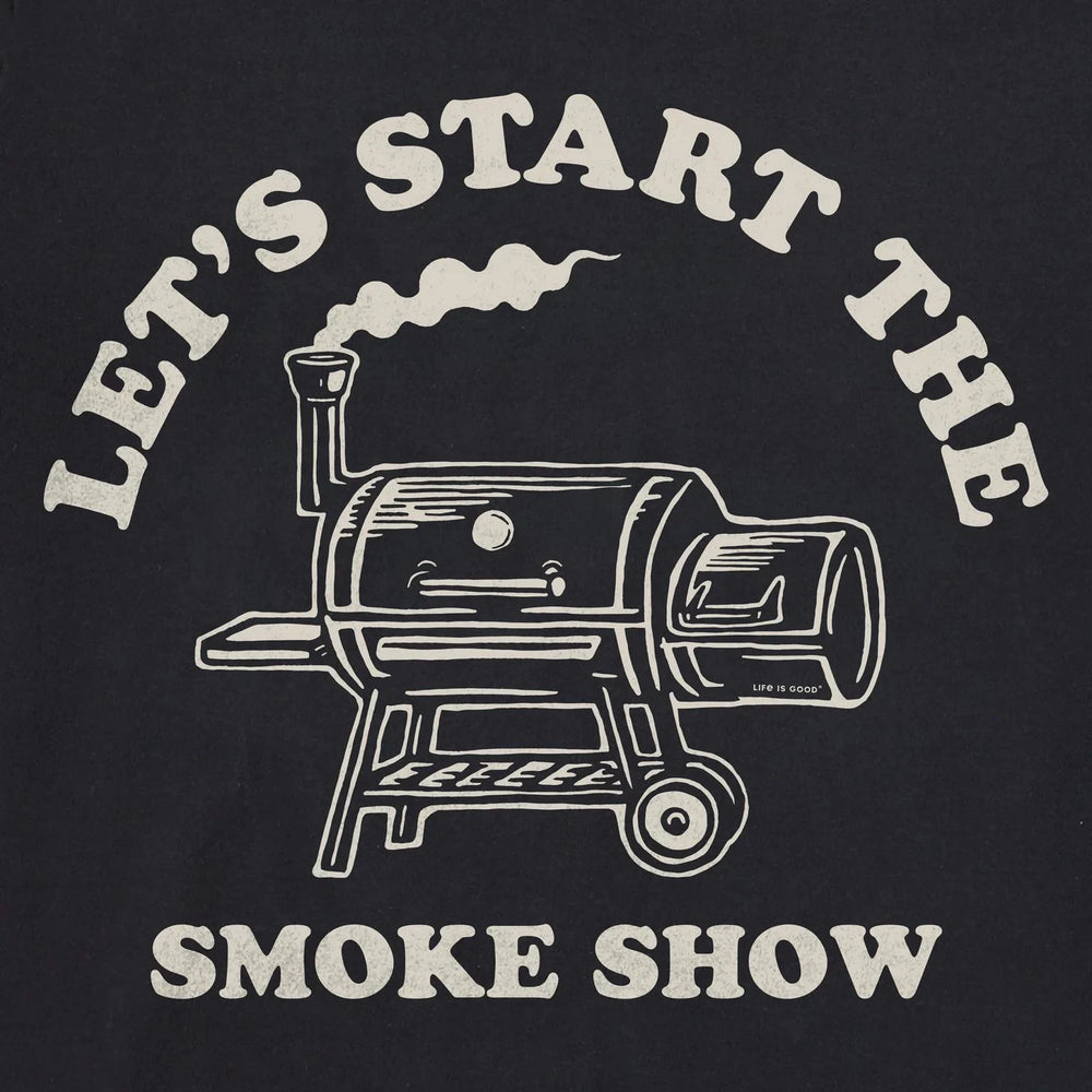 Life is Good Men's Start the Smoke Show Short Sleeve Tee Life is Good Men's Start the Smoke Show Short Sleeve Tee