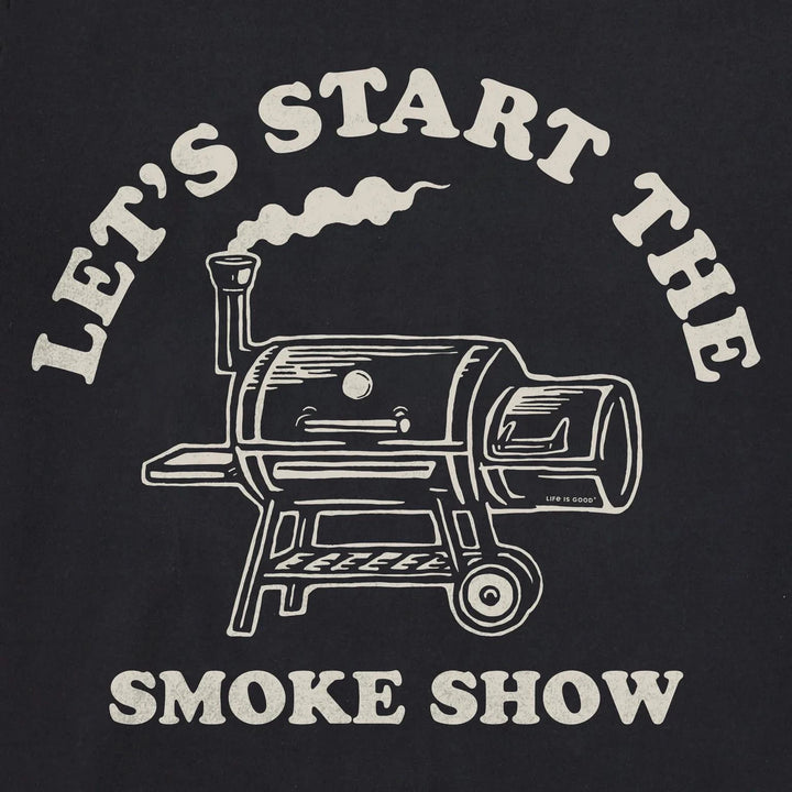 Life is Good Men's Start the Smoke Show Short Sleeve Tee Life is Good Men's Start the Smoke Show Short Sleeve Tee