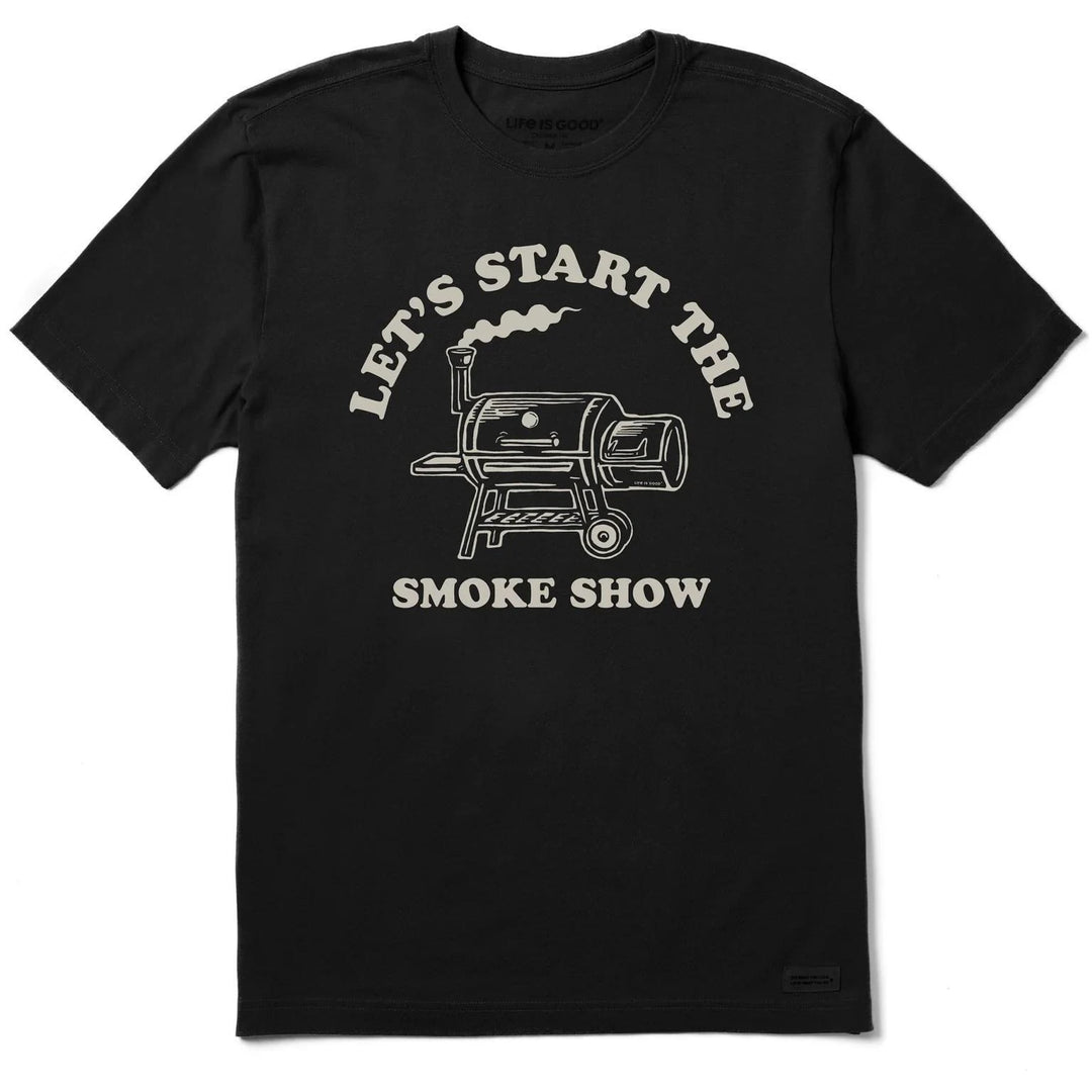 Life is Good Men's Start the Smoke Show Short Sleeve Tee Life is Good Men's Start the Smoke Show Short Sleeve Tee