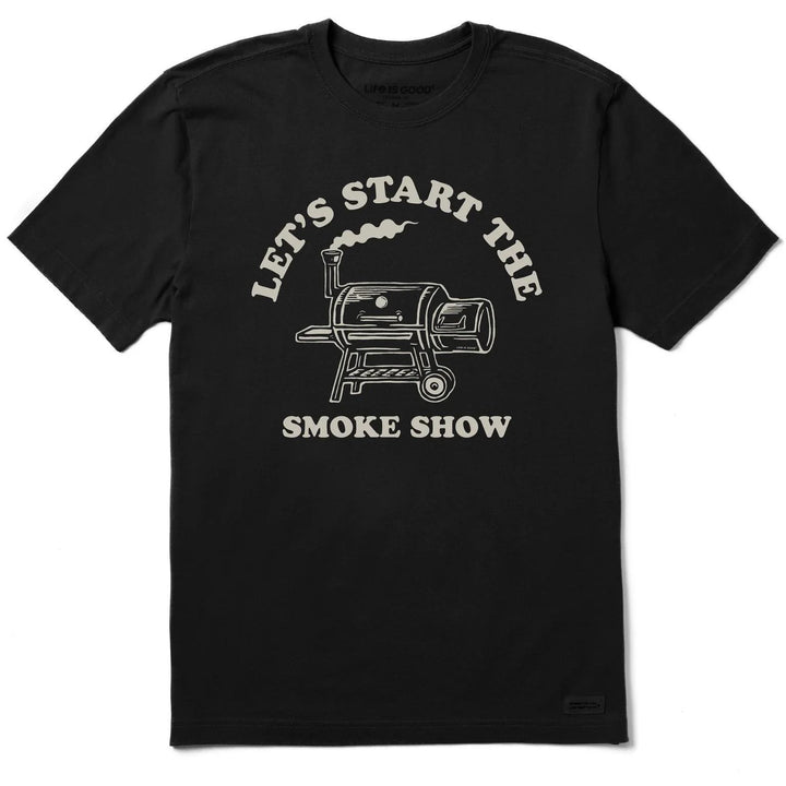 Life is Good Men's Start the Smoke Show Short Sleeve Tee Life is Good Men's Start the Smoke Show Short Sleeve Tee