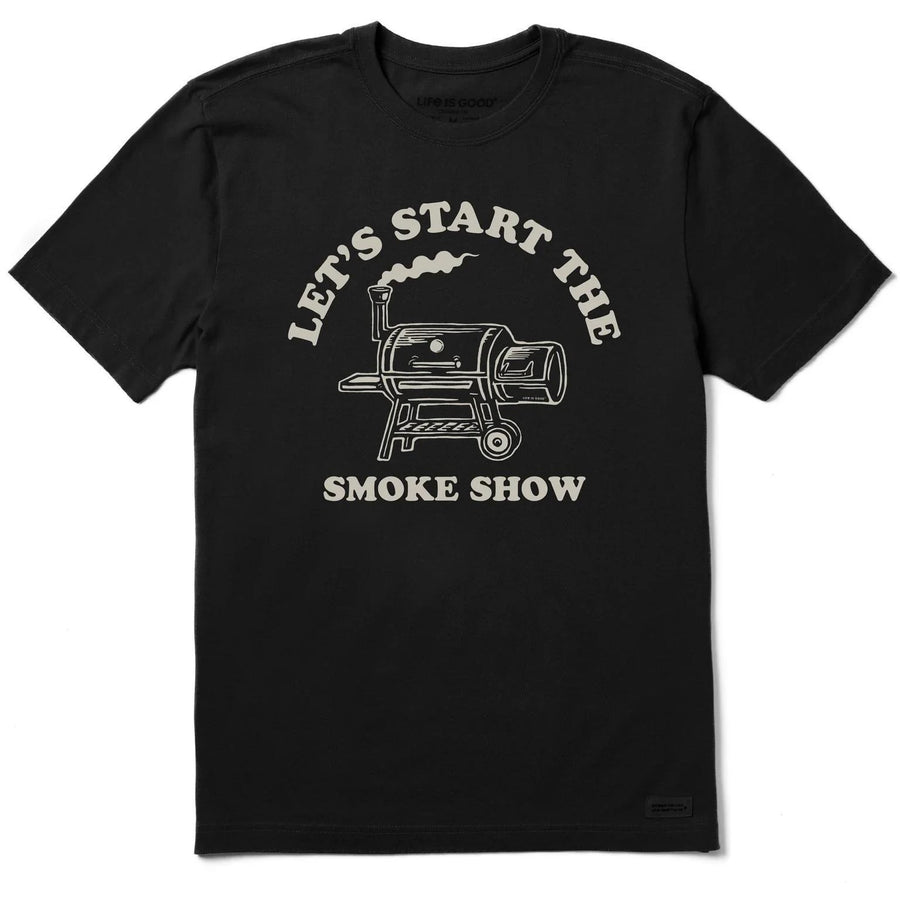 Life is Good Men's Start the Smoke Show Short Sleeve Tee Life is Good Men's Start the Smoke Show Short Sleeve Tee