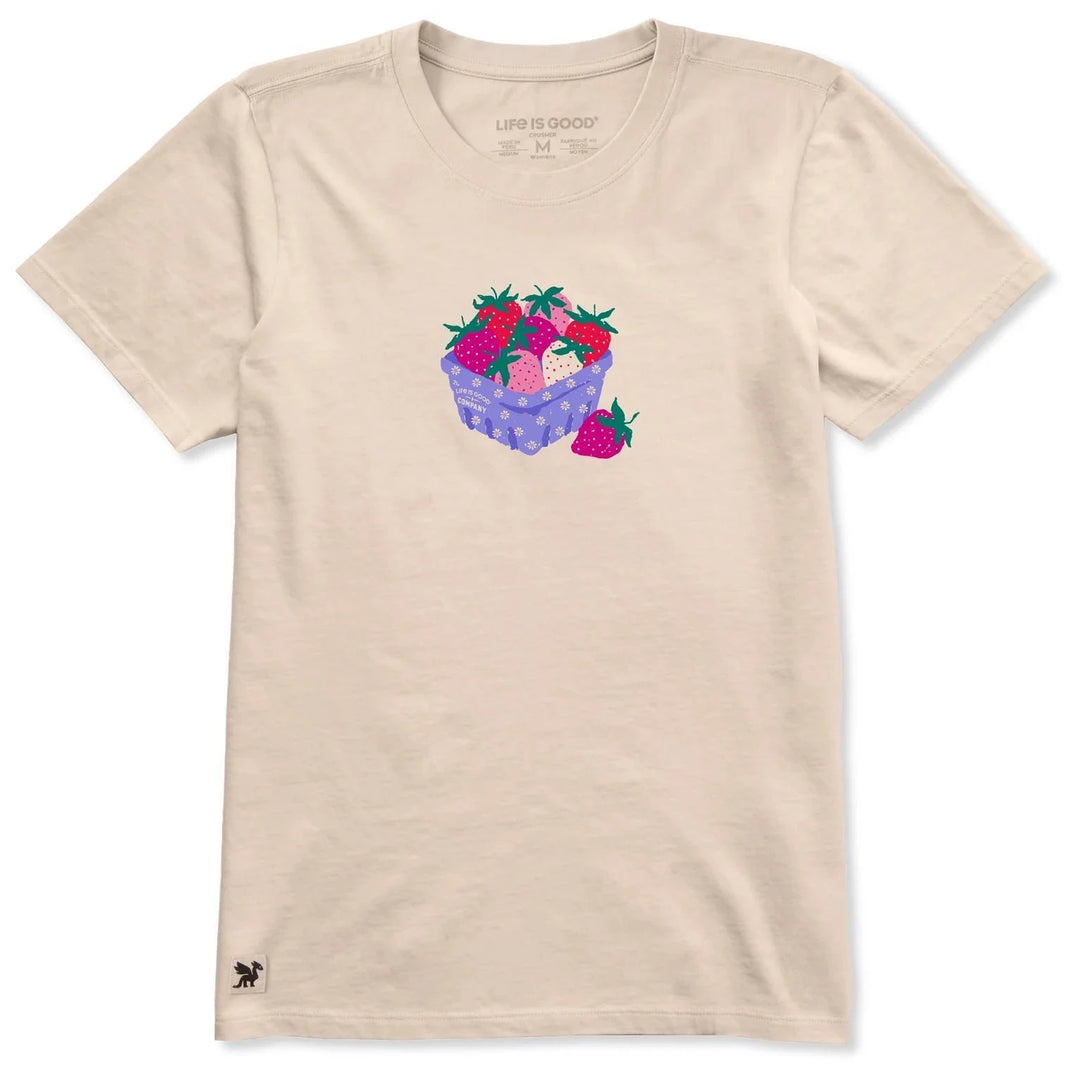 Life is Good Women's Berry Good Short Sleeve Crusher Tee Life is Good Women's Berry Good Short Sleeve Crusher Tee