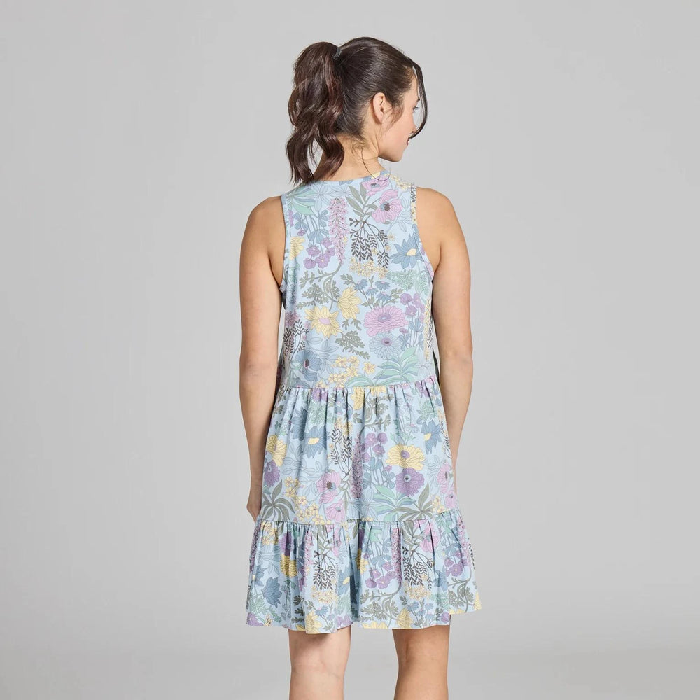Life is Good Women's Botanical Garden Pattern Tiered Tank Dress Life is Good Women's Botanical Garden Pattern Tiered Tank Dress