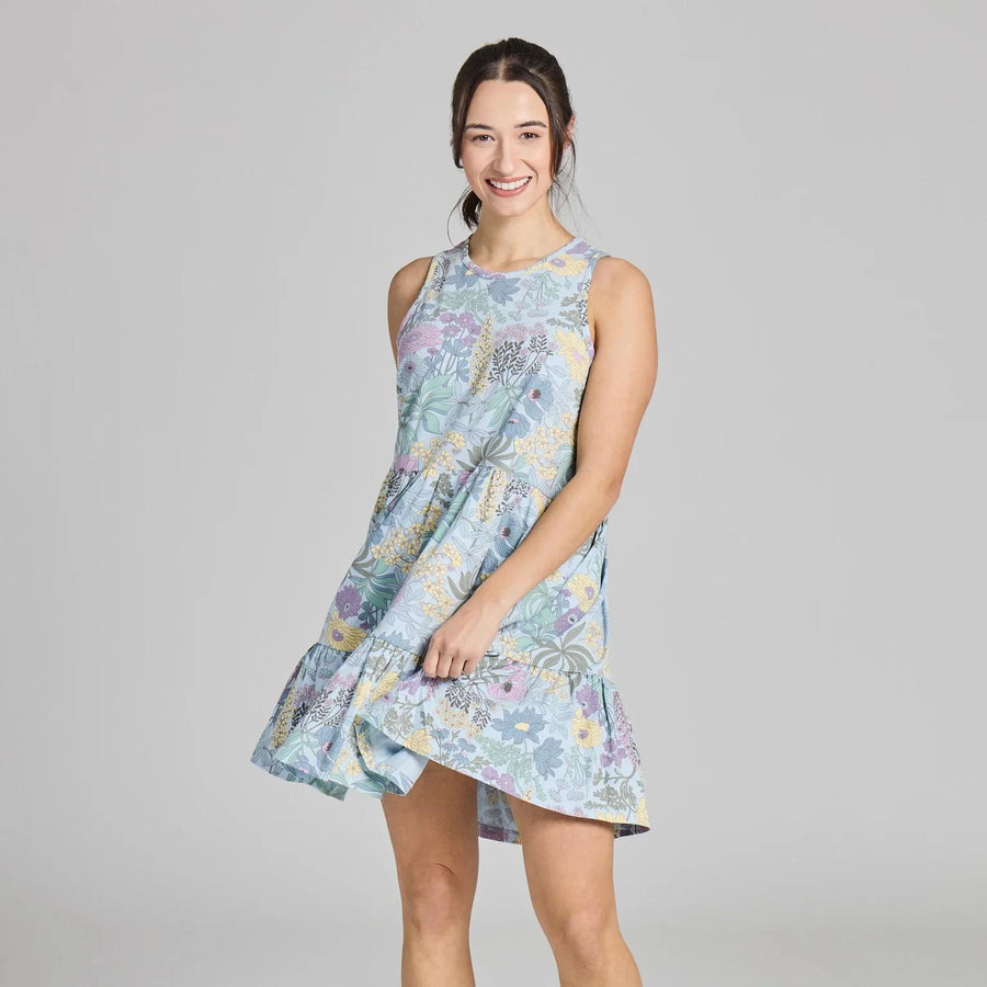 Life is Good Women's Botanical Garden Pattern Tiered Tank Dress Life is Good Women's Botanical Garden Pattern Tiered Tank Dress