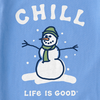 Life is Good Women's Chill Snowman Long Sleeve Crusher Tee Life is Good Women's Chill Snowman Long Sleeve Crusher Tee