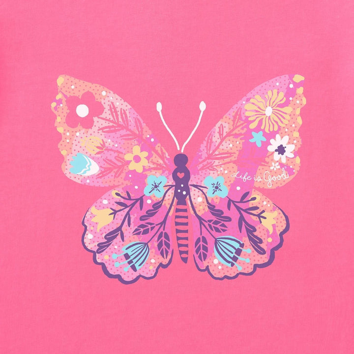 Life is Good Women's Floral Butterfly Tie Dye Long Sleeve Crusher-LITE Hooded Tee Life is Good Women's Floral Butterfly Tie Dye Long Sleeve Crusher-LITE Hooded Tee