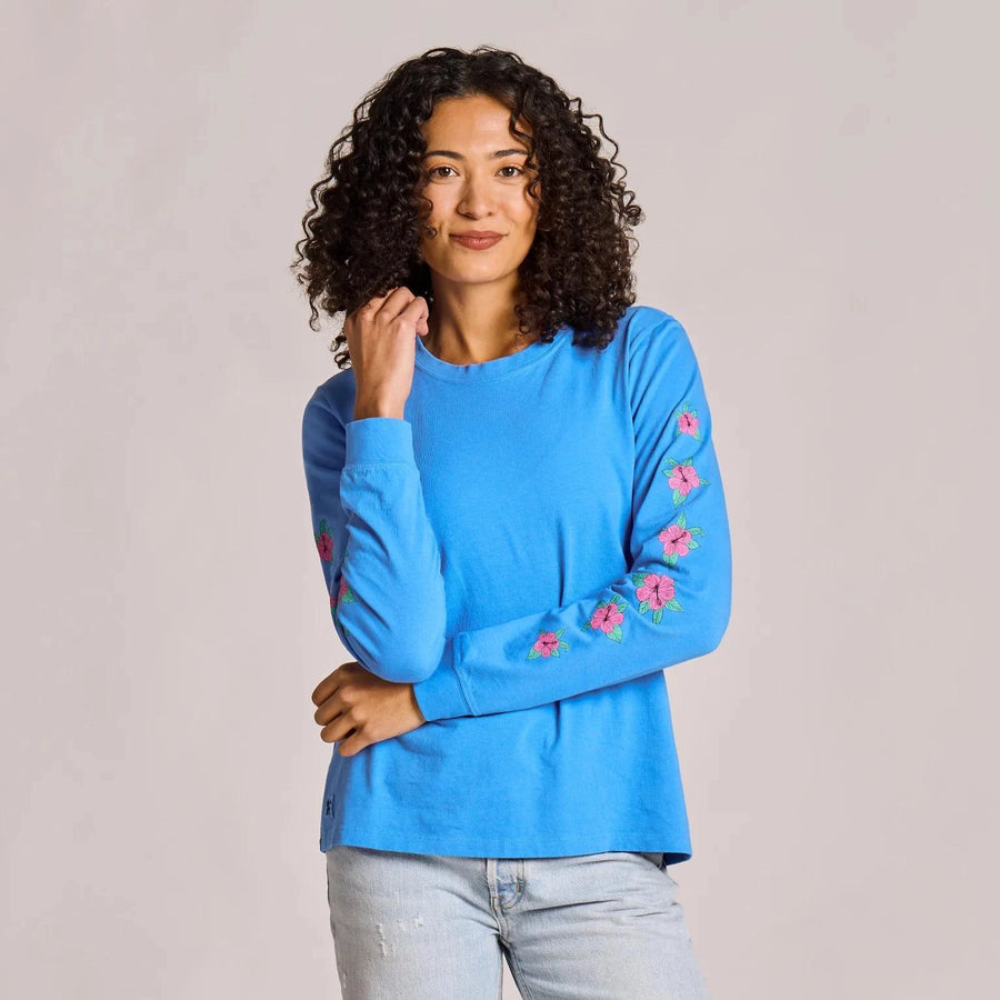Life is Good Women's Good Energy Message Long Sleeve Crusher Tee Life is Good Women's Good Energy Message Long Sleeve Crusher Tee