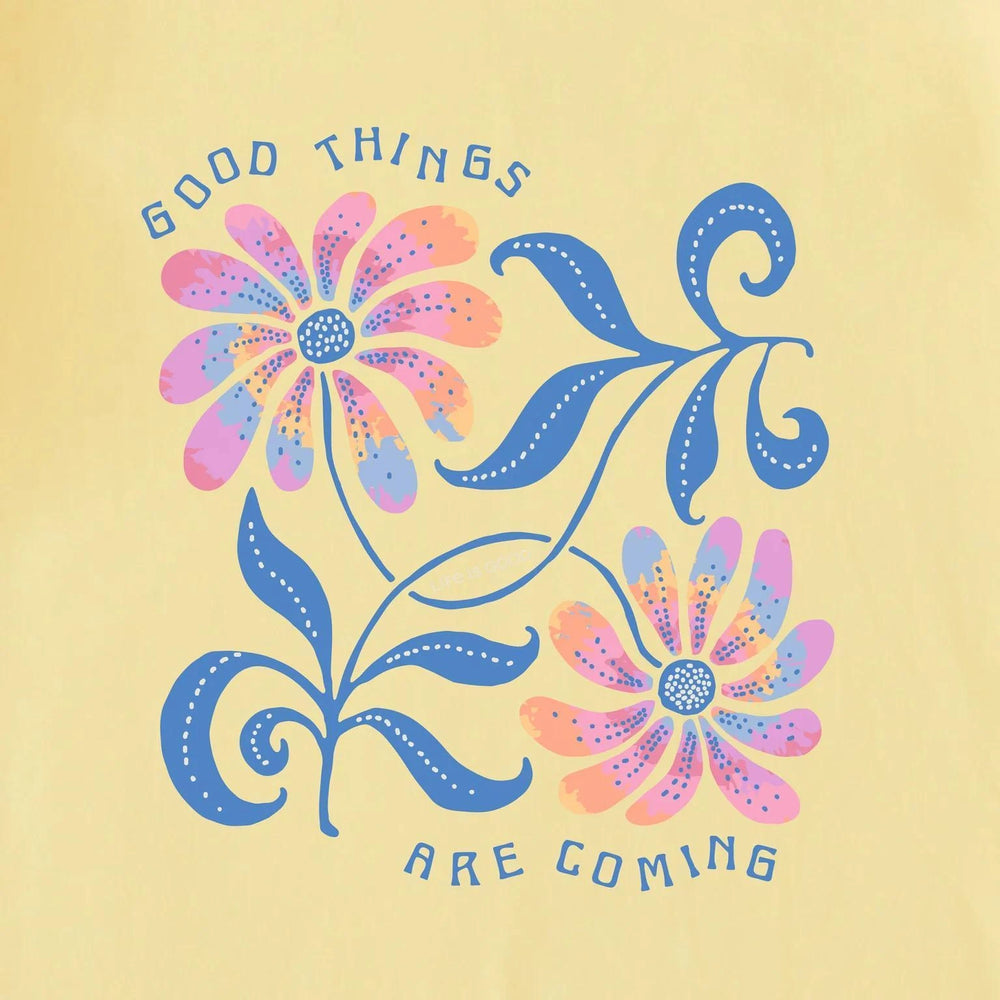 Life is Good Women's Good Things Flower Tie Dye Long Sleeve Crusher-LITE Hooded Tee Life is Good Women's Good Things Flower Tie Dye Long Sleeve Crusher-LITE Hooded Tee