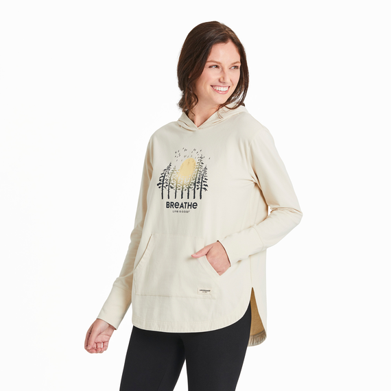 Life is Good Women's Long Sleeve Crusher-FLEX Hoodie Tunic Breathe Forest Crusher-FLEX Hoodie Tunic Life is Good Women's Long Sleeve Crusher-FLEX Hoodie Tunic Breathe Forest Crusher-FLEX Hoodie Tunic