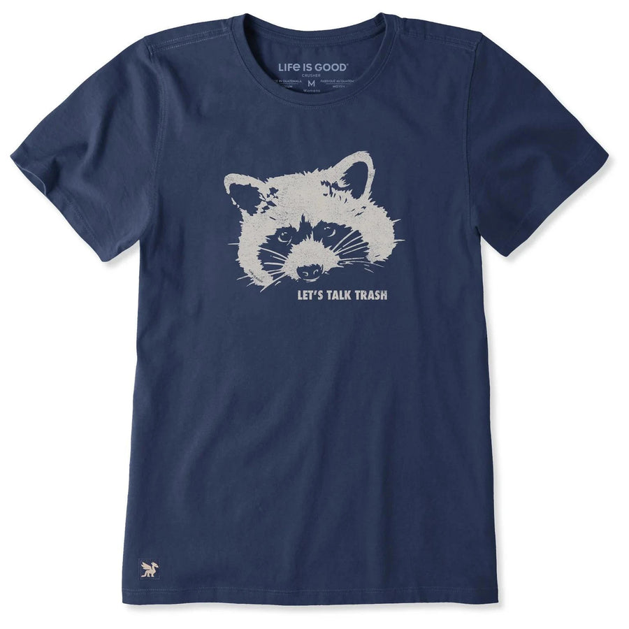 Life is Good Women's Raccoon Short Sleeve Crusher-LITE Tee Life is Good Women's Raccoon Short Sleeve Crusher-LITE Tee