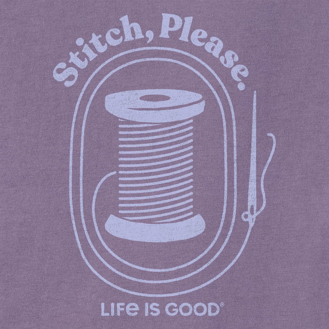 Life is Good Women's Stitch, Please Long Sleeve Crusher Vee Life is Good Women's Stitch, Please Long Sleeve Crusher Vee