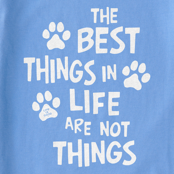 Life is Good Women's Wordsmith Best Things in Life Paws Long Sleeve Crusher Tee Life is Good Women's Wordsmith Best Things in Life Paws Long Sleeve Crusher Tee