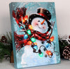 Lighted Tabletop Canvas | Christmas Joy