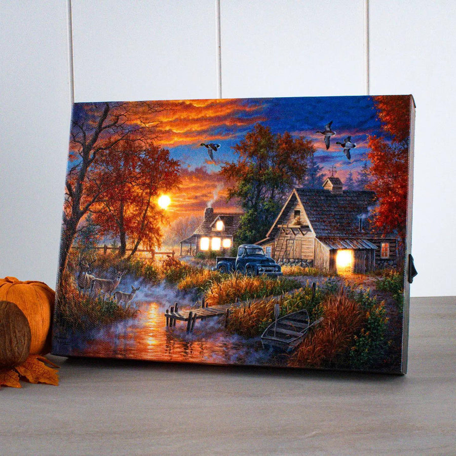 Lighted Tabletop Canvas | Grandpa's Farm Lighted Tabletop Canvas | Grandpa's Farm