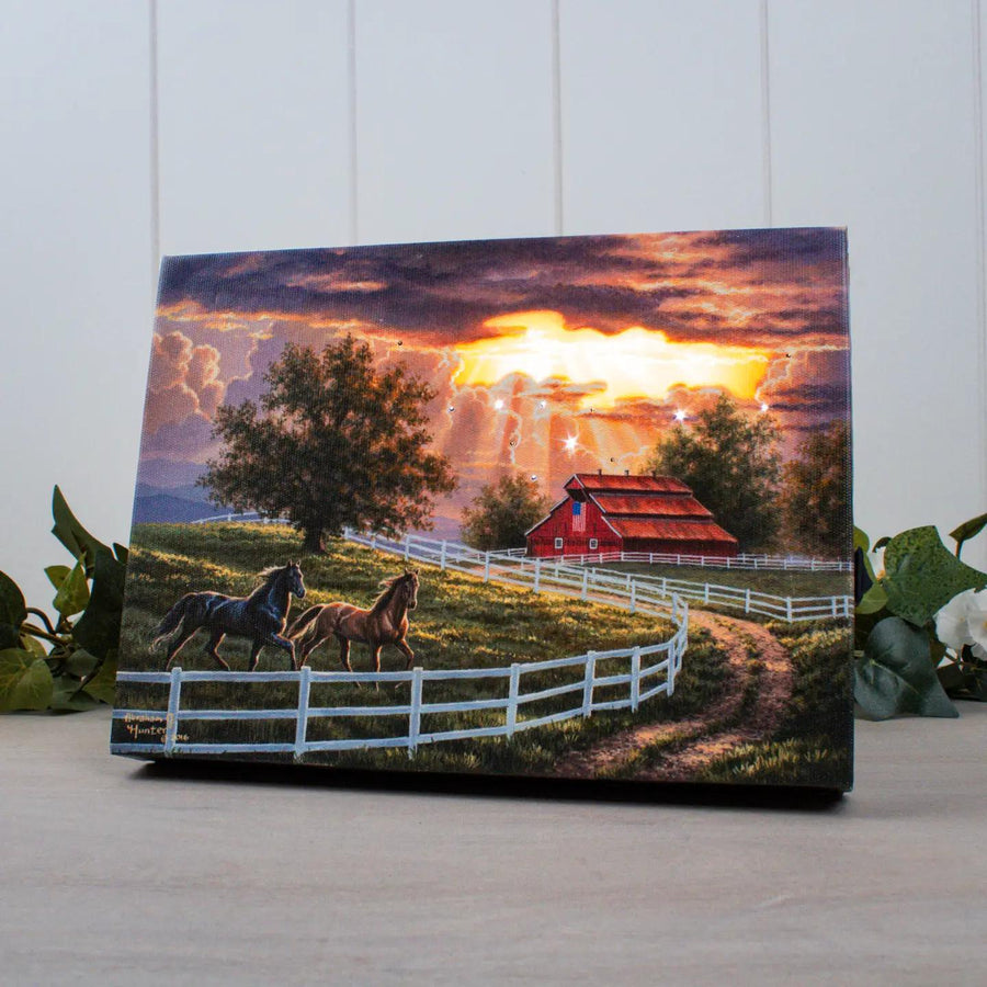 Lighted Tabletop Canvas | Tennessee Home Lighted Tabletop Canvas | Tennessee Home