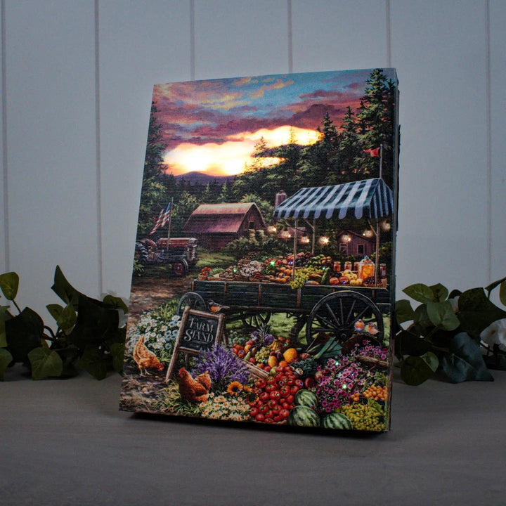 Lighted Tabletop Canvas | The Farmstand Lighted Tabletop Canvas | The Farmstand