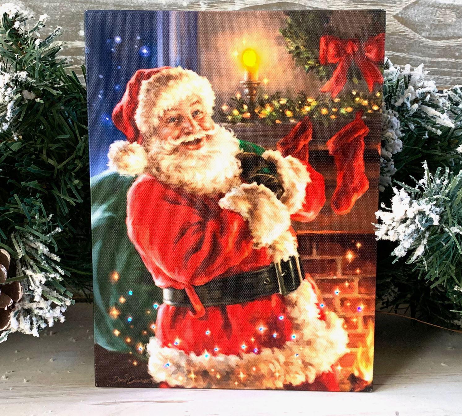 Lighted Tabletop Canvas |  Twas the Night Before Christmas