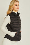 Lightweight Padded Puffer Vest w/ Pouch