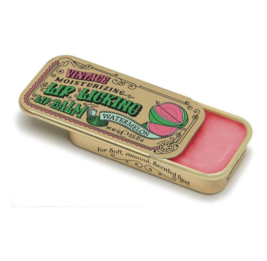 Lip Licking Lip Balm Vintage Slider Tin | Watermelon Lip Licking Lip Balm Vintage Slider Tin | Watermelon