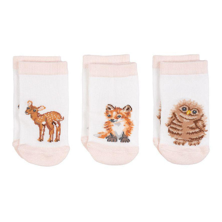 Wrendale Baby Socks Set Little Forest 6-12 months