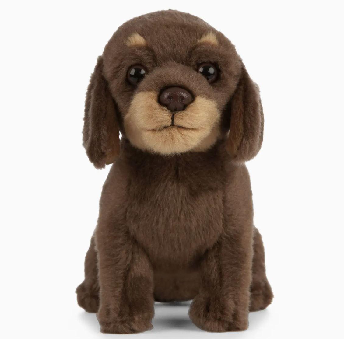 Living Nature Dachshund Puppy Soft Toy