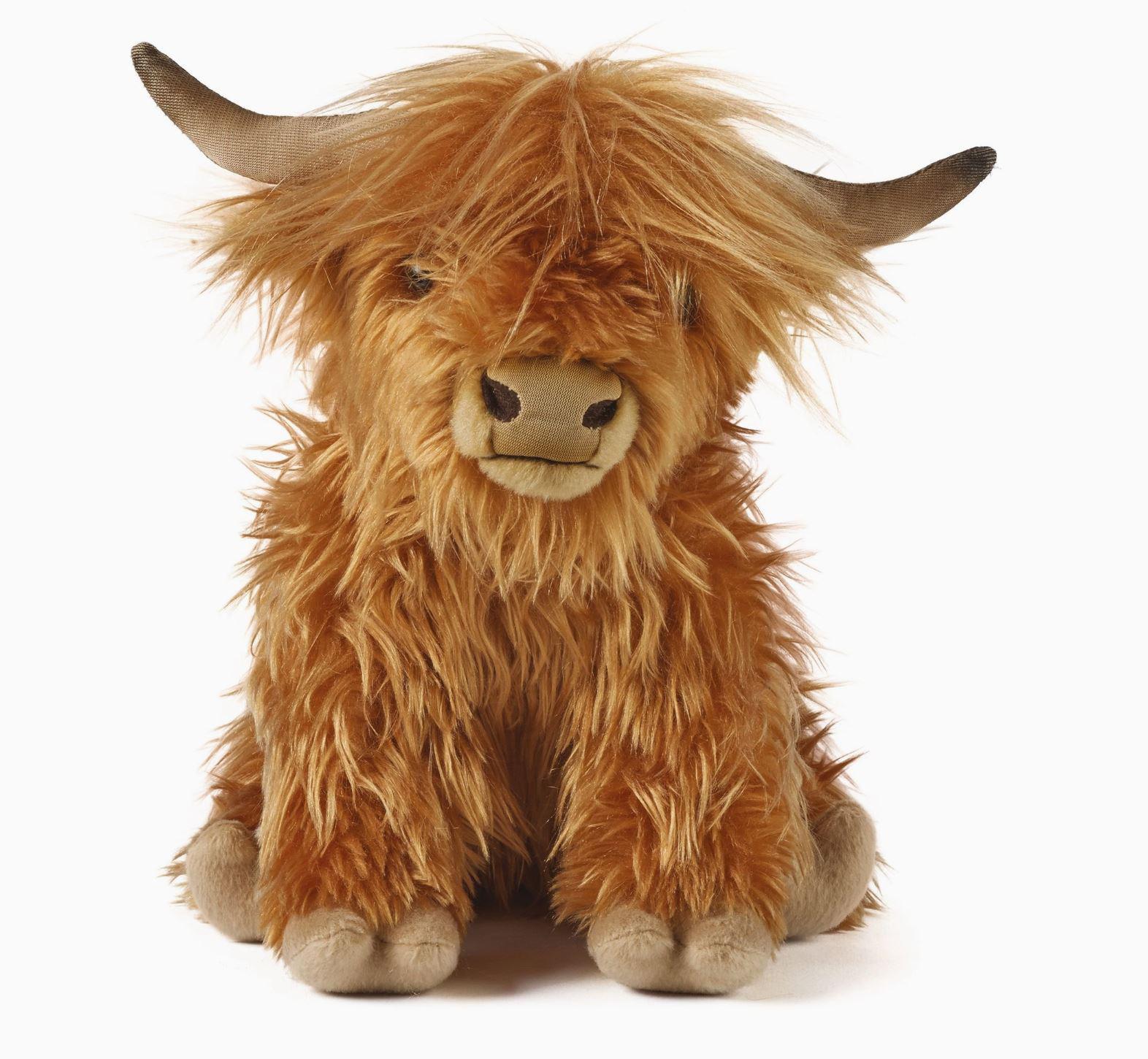Living Nature Highland Cow Soft Toy
