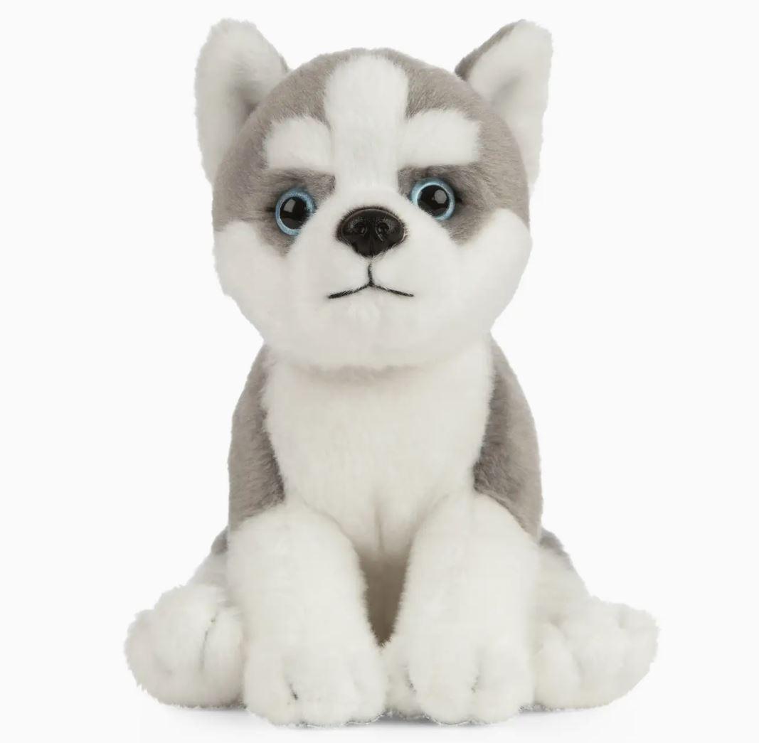 Living Nature Husky Puppy Soft Toy